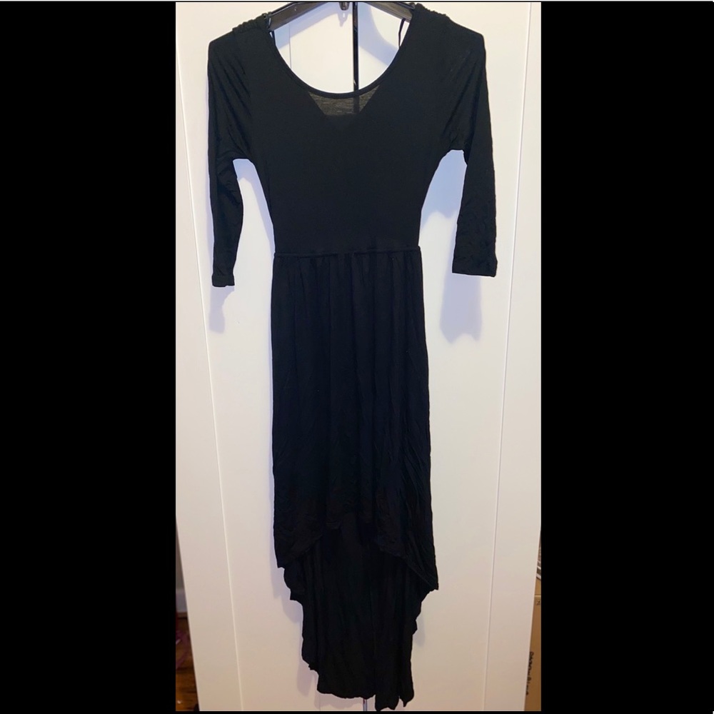 Forever 21 black high-low dress